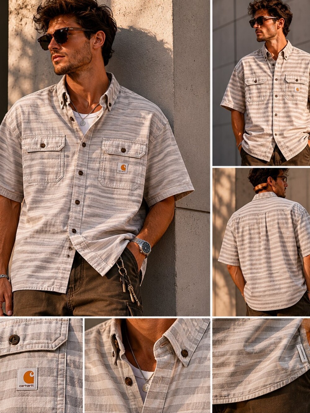 Carhartt NWTs WIP S/S Gellar Shirt